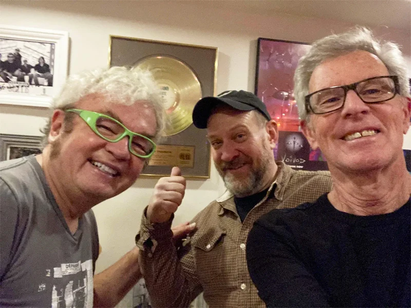 Tom with his fellow Talk Music alumni Eric Morrison and Andrew Schalk who helped him get the podcast off the ground as without their help he would not have made the leap into podcasting as he was a newbie and when he started barely even knew what a podcast was :)